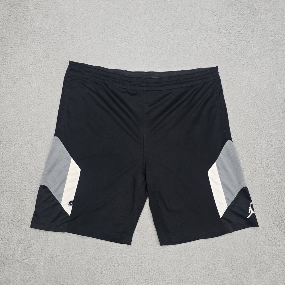 Nike Air Jordan Vintage Black Baggy Basketball Shorts Mens Size XL Y2K VTG